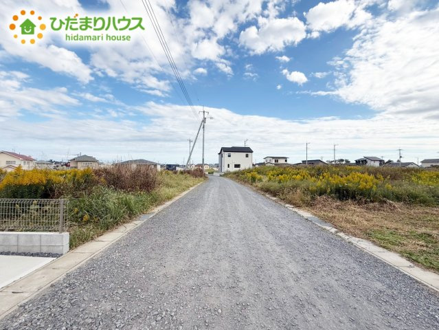 ひたちなか市東石川1期　新築戸建の前面道路含む現地写真|今から見たいも大歓迎！お気軽にお問い合わせください☆彡