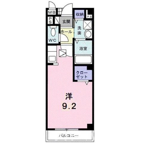 フローラＢの間取り