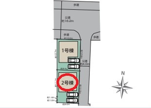 【区画図】 | ブルーミングガーデン天理市前栽町 | 区画図
