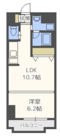 【間取り】 | クリスタルブライト天満橋リバーサイド