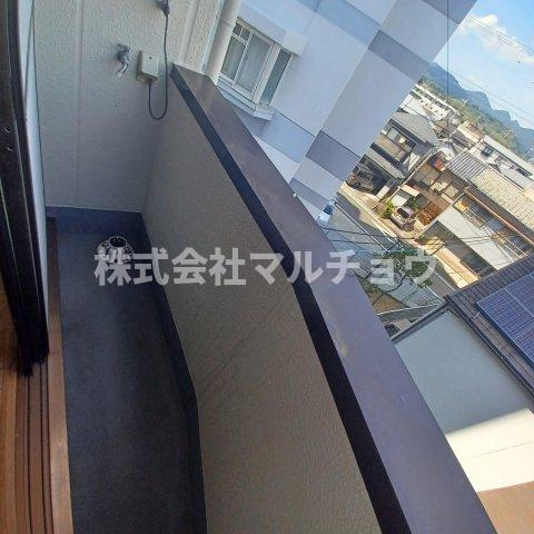 恵ハイツのバルコニー|落ち着いた時間を過ごせるバルコニーです