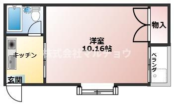 恵ハイツの間取り