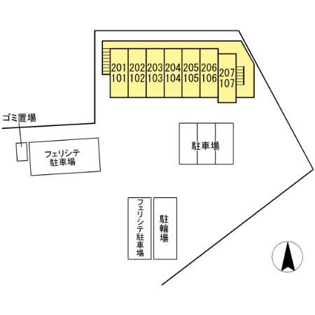 メゾンドールの区画図