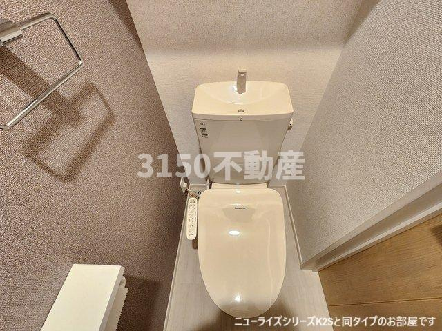 サニーハウスⅤのトイレ|ゆったりとした空間のトイレです
