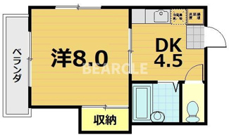 【間取り】 | メゾン桃栄