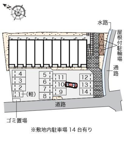クレイノグローリーⅡの区画図