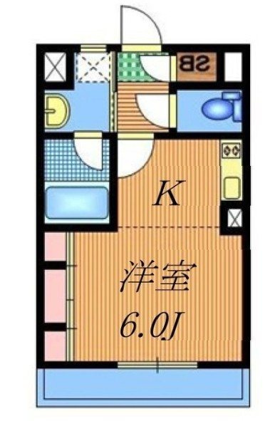 ミ　ピアーチェ の間取り