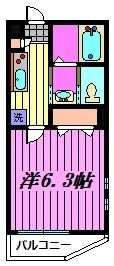 Mark Duo芝Ⅱの間取り