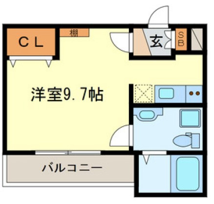 Chambre Hidemi Ⅱの間取り