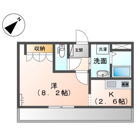 ＬＥＧＡＣＹ　ＧＡＲＤＥＮ　弐番館の間取り