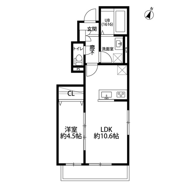 アムール宮久保の間取り