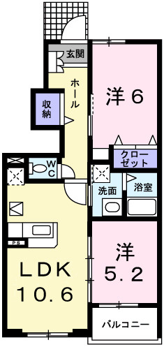 カトレーヴⅢの間取り