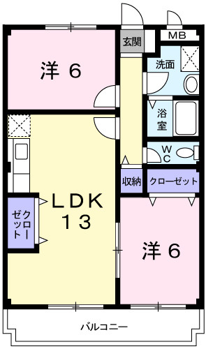 アネックスイーストの間取り
