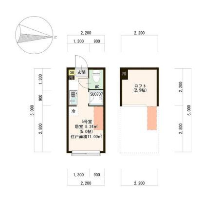 【間取り】 | ヴィラ練馬春日町