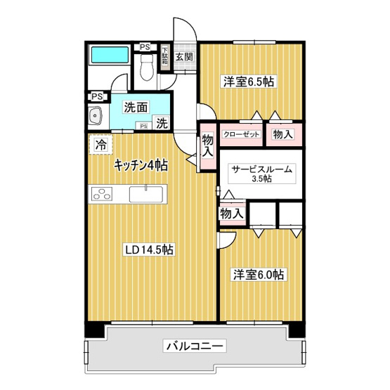 【間取り】 | パティオタワー大宮
