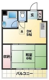 マンション二葉の間取り