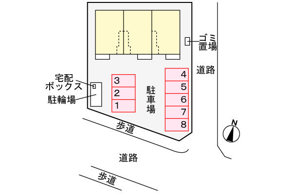 グランメゾンⅢの区画図