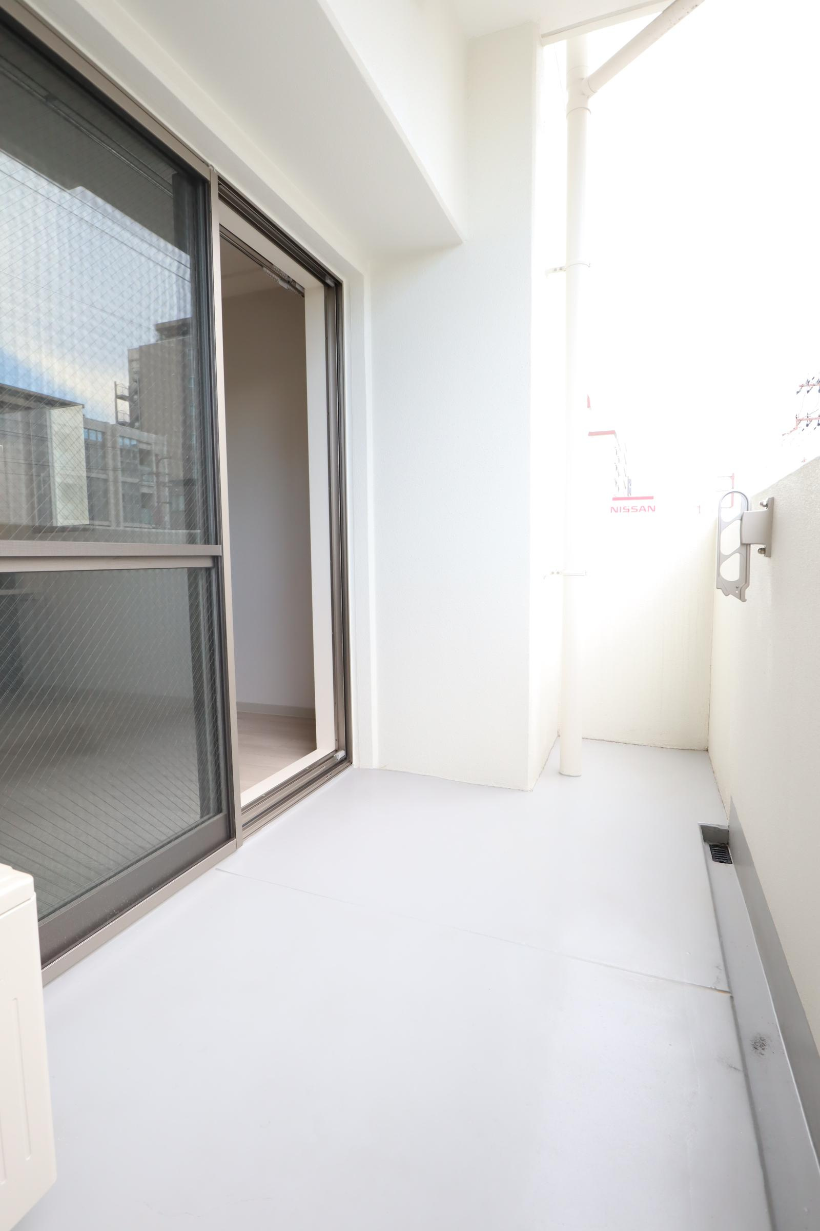 大阪市都島区都島本通４丁目の賃貸マンションのバルコニー