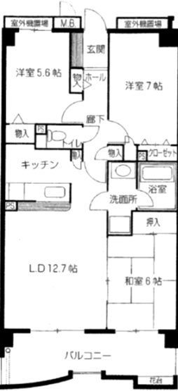 【間取り】 | パティオ大宮