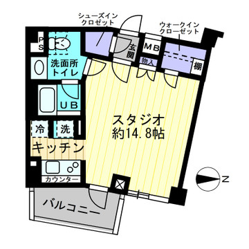 アプリーレ大森山王の間取り