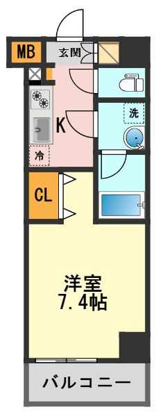 クレヴィスタ高砂Ⅱの間取り