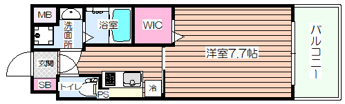 【間取り】 | ミラージュパレス新梅田Rio