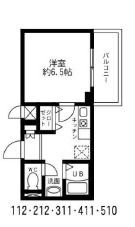 スチューデントパーク府中の間取り