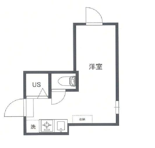 アークスハウス東新宿の間取り