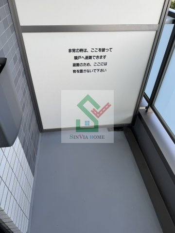 ロゼット3のバルコニー