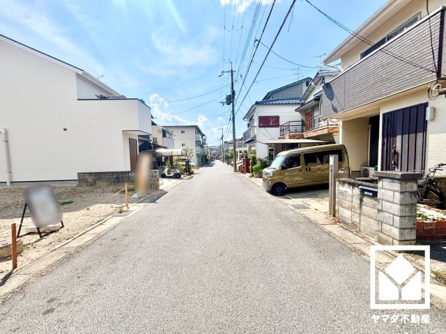 伏見区醍醐南西裏町の前面道路含む現地写真