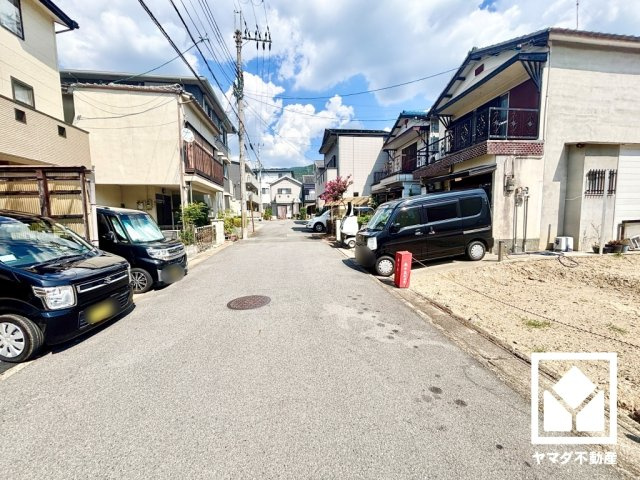 伏見区醍醐南西裏町の前面道路含む現地写真