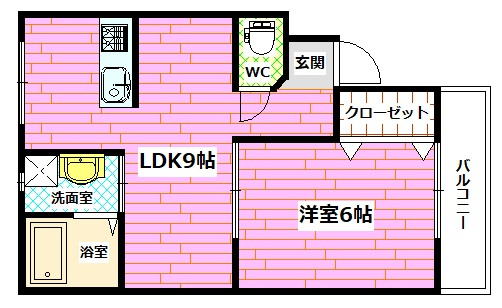 ＬＵＭＩＥＬＥ府中の間取り