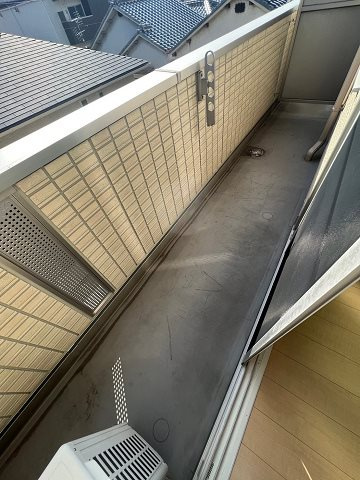 グランメール タカミのバルコニー