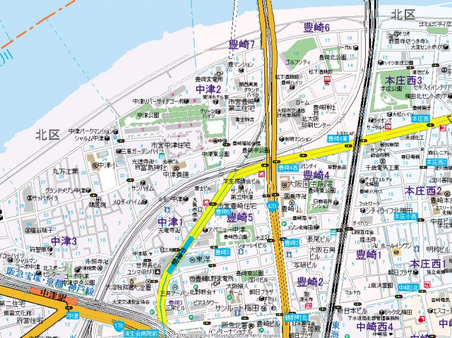 【地図】 | ブエナビスタ梅田ノース