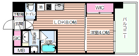 【間取り】 | ブエナビスタ梅田ノース