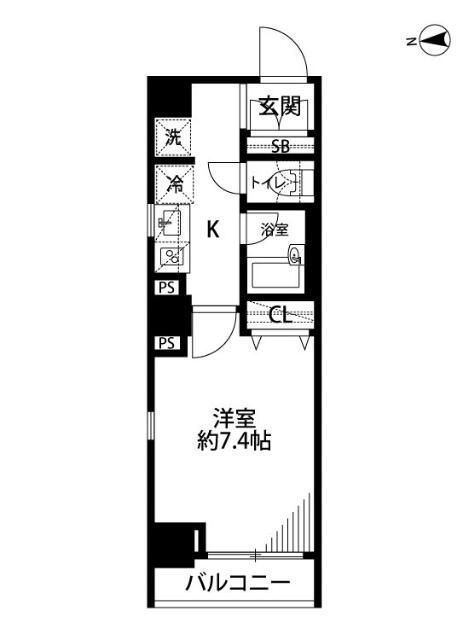 ユニフォート浅草の間取り