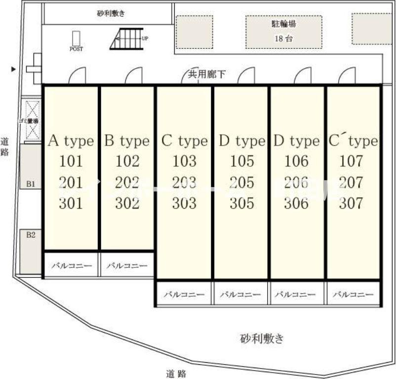 リブリ・町田※初期費用分割あと払いサービス利用可能物件の区画図