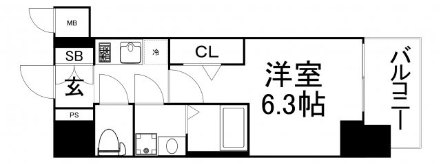 【間取り】 | ファーストフィオーレ京橋ブレイニー