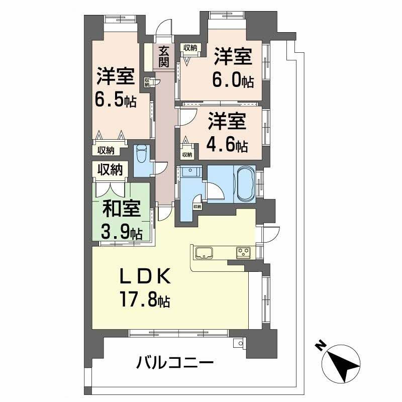 ヴェルディ広島ボールパークの間取り