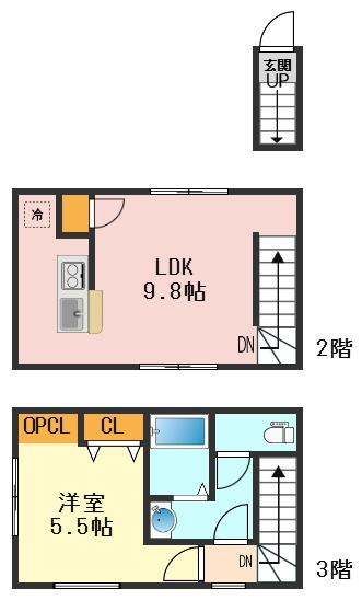 サザンロード新小岩Ⅱの間取り
