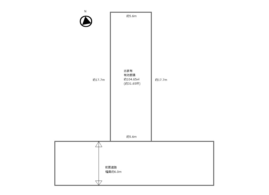大阪市城東区諏訪4丁目の区画図