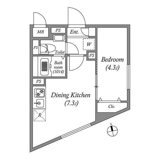 【間取り】 | SOLASIA　residence荻窪Ⅱ