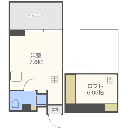 是空NAMBA NISHIの間取り