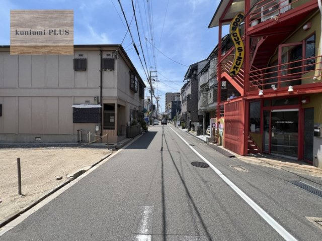 大阪市旭区清水3丁目の前面道路含む現地写真
