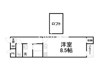 【間取り】 | ラパン四条大宮