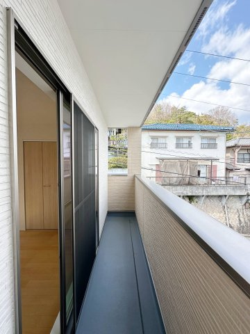 西区己斐上5丁目 No.Aのバルコニー|主寝室の北東向きバルコニー☆