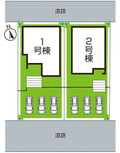 神戸市須磨区白川台　第5期　新築一戸建ての区画図|全2区画