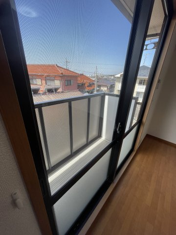 ヒューマンエムズコート沼Bのバルコニー