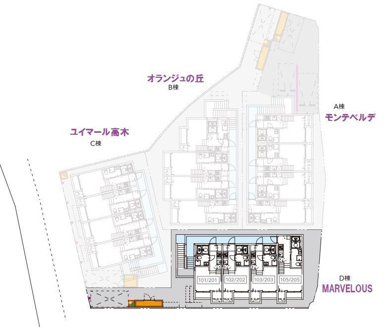 MARVELOUS(マーベラス)の区画図