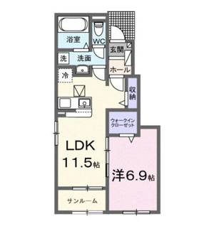 【間取り】 | ヴァンヴェール彦根ＲＳ